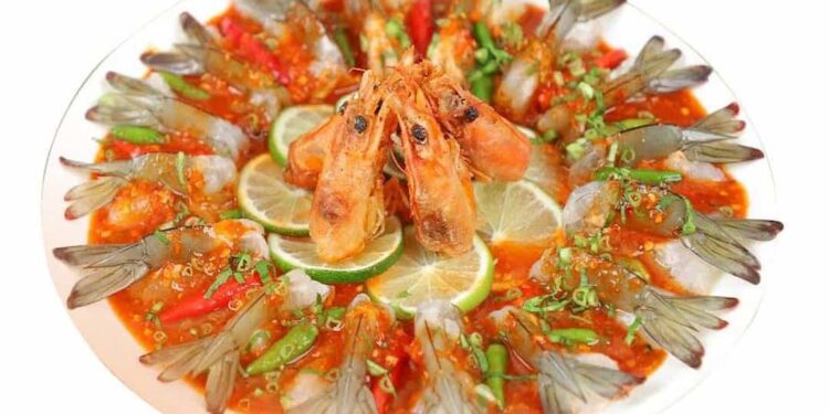 Cách làm tôm sốt thái