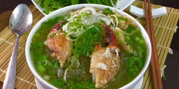 Cách nấu miến cua biển