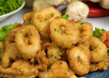 Cách làm mực chiên giòn