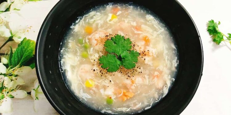 Cách nấu súp tôm thơm ngon