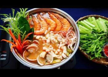 Cách chọn nguyên liệu tốt nhất để làm Lẩu hải sản chua cay