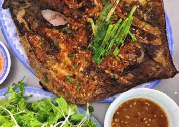 Cá đuối nướng