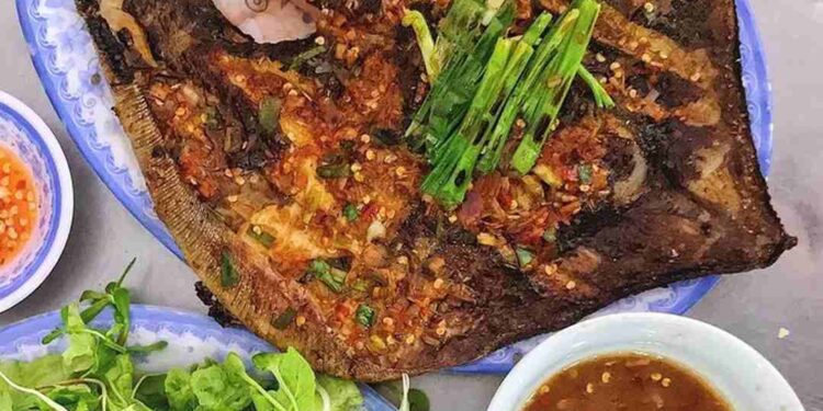 Cá đuối nướng